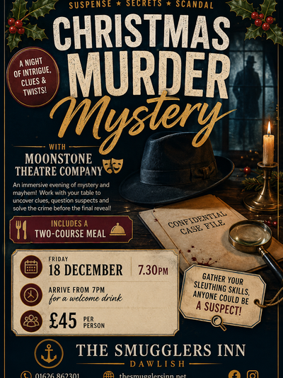 Christmas Murder Mystery Night - Friday 18th December